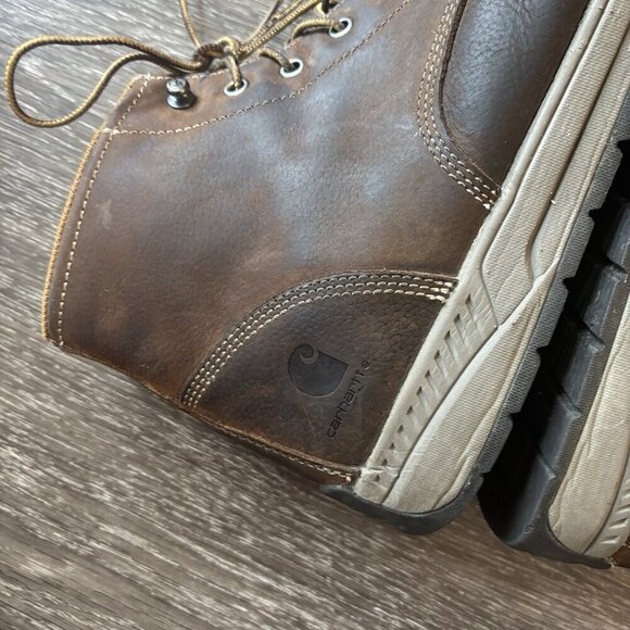 Carhartt‎ CMX4023 Boots Mens Size 13 Brown Chukka Oxford Moc Toe Work main image 11